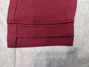 Maroon Jagging Waist 32