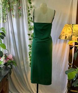 H&amp;M Green Slip Dress