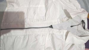 White 3/4 Short Shirt