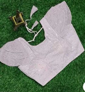 Silver Sequin Blouse