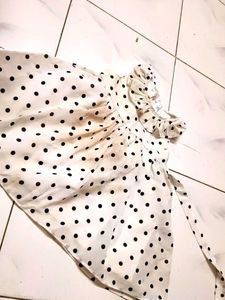 Black Top , Body Con Model( White Frock Free)