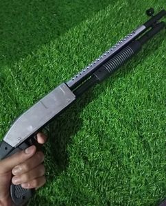 Silver Short Gun With Free Bullets