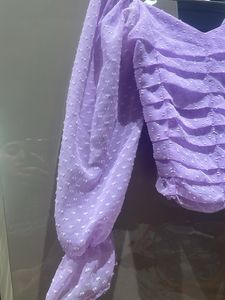 Lavender Colored Party Top