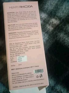 HILARY Rhoda Face Primer New  Waterproof Hai