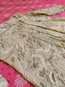 Patterned Long Sleeve Blouse