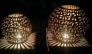 Big And Medium Size Table Tealight Decor