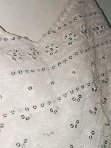 Short White Coloured Kurti For Ethnic Wear 🐻‍❄️🤍