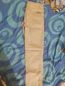 Beige Casual Pants