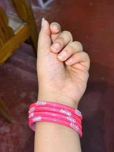 Pink Bangle Set