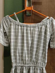 Striped Off-Shoulder Top