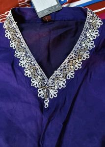 Elegant Purple 3 Piece Kurta Set