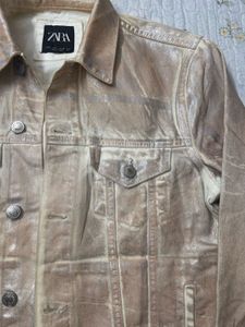 Zara foil jeans jacket - Limited Edition (unisex)