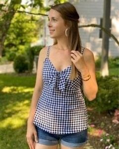 Old Navy Tie Front Cami Top