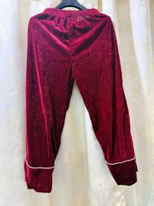 Cozy Velvet Night Suit Set