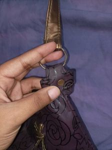 Rose Print Vintage Shoulder Bag y2k