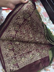 Heavy Party Wear Banarasi Silk Saree