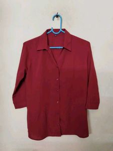Maroon/ Wine Red Colour Shirt
