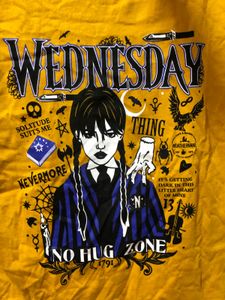Yellow Wednesday Adams  Tee