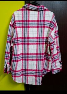 Pinterest Inspired Savana Plaid Jacket Women&#39;s Coat Autumn Winter Retro Pocket Oversized