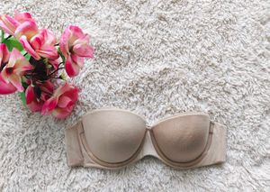 Calvin Klein : Strapless Beige Tube
