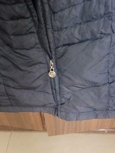 Crocodile Navy Blue Puffer Jacket