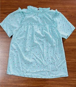 Cute Floral Print Top