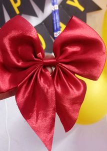 Small Cute Bow Combo Red
