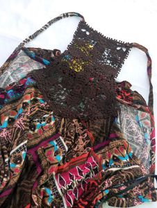 Top With Back Net Design