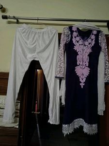 Newly Beads Embroidery Kurta Set Lenging  Dupatta