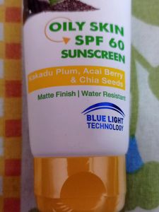 Organic Harvest Oily Skin SPF 60 Sunscreen