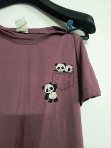Mauve Tshirt For Women