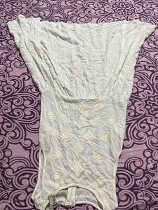 White Embroidered Dress