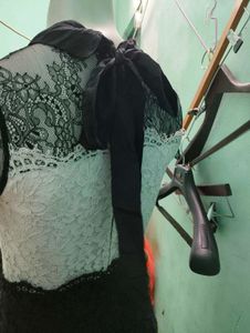 Sandro Rozen Two Tone Lace Dress