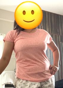 A Pleasant Peach Casual Top