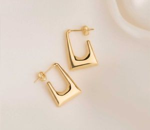 Geometric 18k Gold Earrings