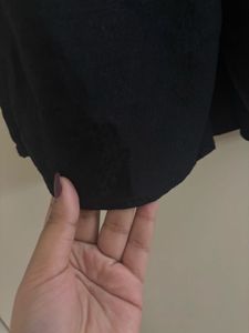 Black Lace Detail Top