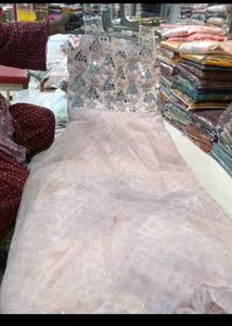 Pink Embellished Ethnic Gown
