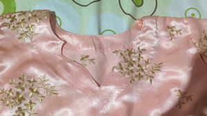 Silk Embroidery Kurti