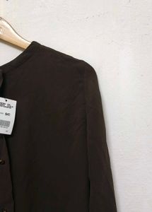 Trendy New Brown Long Sleeve Top