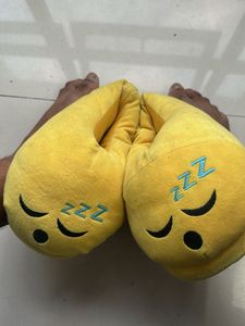 Cute Yellow Emoji Slippers