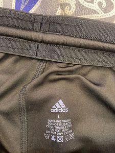 Adidas track pant half striped