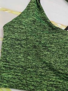 (1200)Green Sports Bra