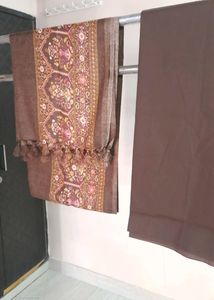 Sold Now... Brown Pashmina Suit