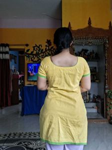 Yellow Embroidered Kurta Set