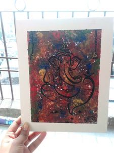 Ganesh Painting on Canvas
