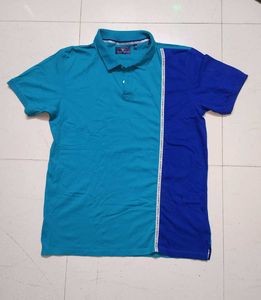 Allen Solly Color Block Polo T-Shirt