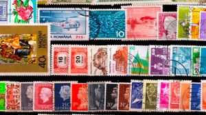 100 Different Stamps from various countries