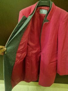 Beautiful Pink Coat Mid Size