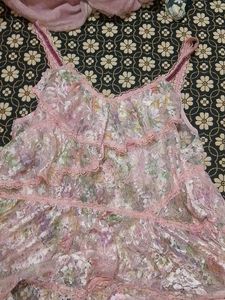 Floral Lace Mesh Top