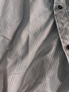 Striped Button-Down Shirt